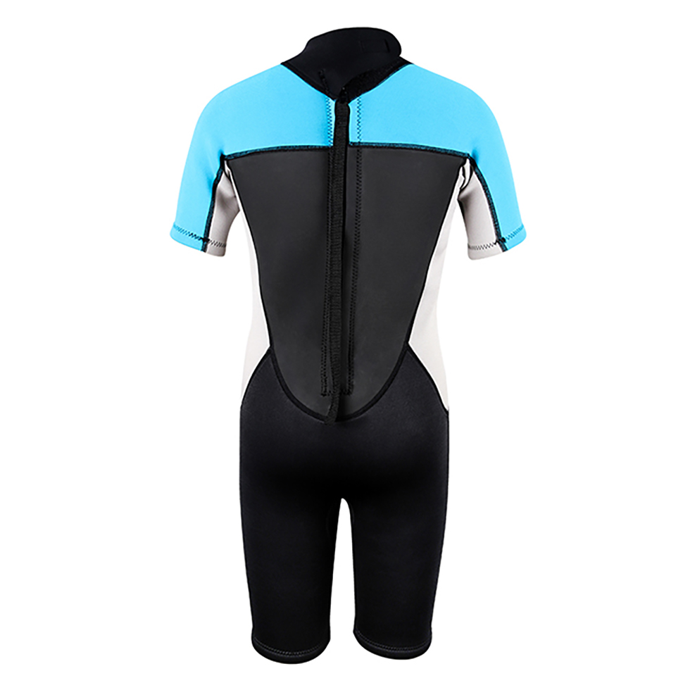 Zeegeacht kind vol suit shorty zomers duiken wetsuit