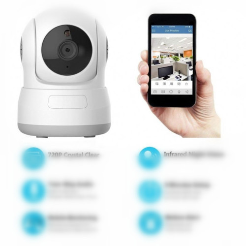 Wireless Indoor HD P/T IP Camera Baby Monitor