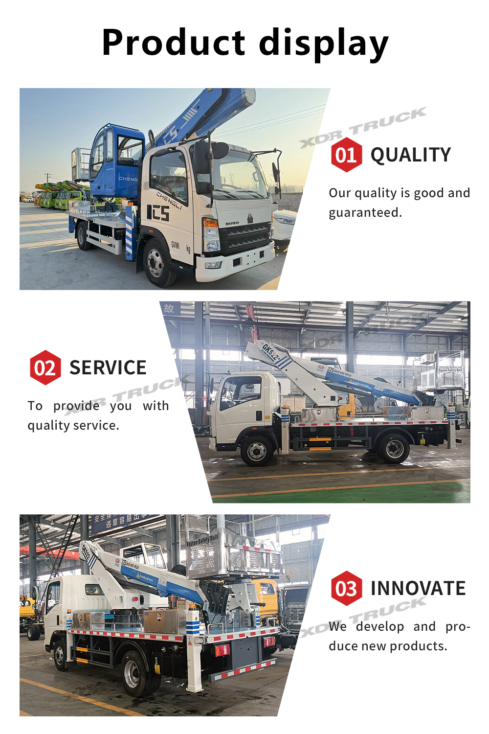 HOWO 22m aerial platform truck 4
