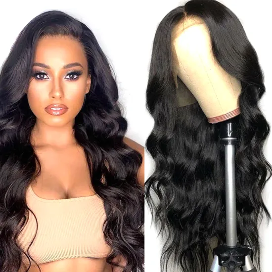 Popular New Yeswigs Cambodian Virgin Hair Wigs Body Wave 13x4 Lace Front Human Hair Wig For Black Women Vendor Cheap Wholesale
