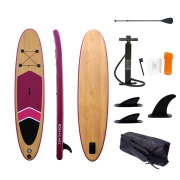 In Stock! Fast Shipping Wood Inflatable Paddleboard for Water Sports