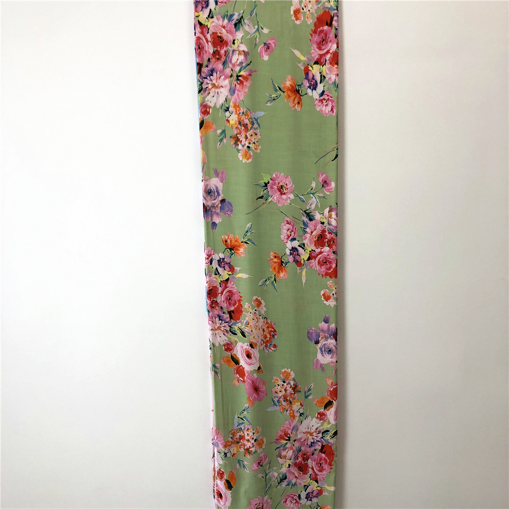 Rayon Slub Printed