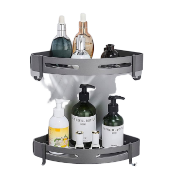 অ্যালুমিনিয়াম ওয়াল মাউন্ট করা বাথরুম স্টোরেজ রাক