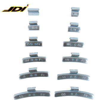 High-Quality Clip-on Wheel Balance Weights for All Alloy Rims: Fe, Steel, Iron Options