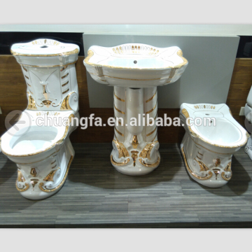 decorated sanitary ware big size toilet