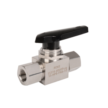 Stainless Steel Instrument Ball Valve with Female Thread, 6000PSI