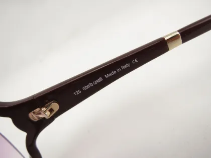 Wine Red Acetate Frame Red Gradient Resin Lens Roberto Cavalli Sun Glasses Rc 504s 66t