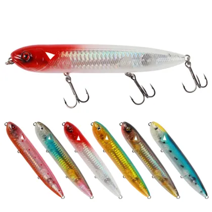 Runtoo Super Top Water Hard Bait Pencil Lure for Big Fish