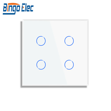 Bingoelec 4 Gang Remote Control Wall Socket