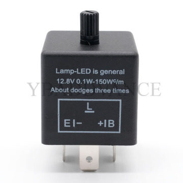 CF14KT 3 Pin 12.8V Adjustable LED Turn Light Flasher Relay