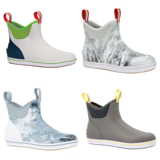 OEM Men's Waterproof Rubber Fishing Boots for Outdoor Activities