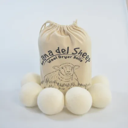 Wholesale Premium Organic Tumble Wool Laundry Drying Balls - 7cm Natural Dryer Balls