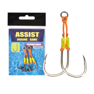11#-20# Slow Pitch Assist Hooks Deep Sea Fishing Hooks for Saltwater