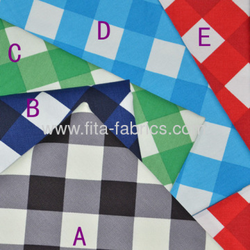 Figura geometrica cotone Twill tessuto stampato