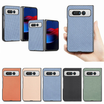 Πρωτότυπο Touch Slim και Fit Pattern Fiber 2 σε 1 Τηλέπο τηλεφώνου για το Google Pixel Fold