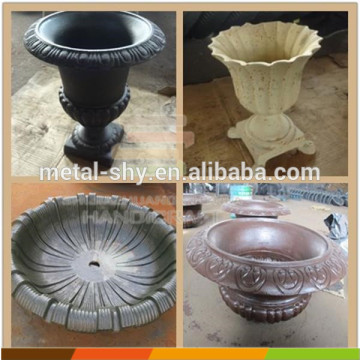 cast iron wrought iron decoration flowerpot for garden