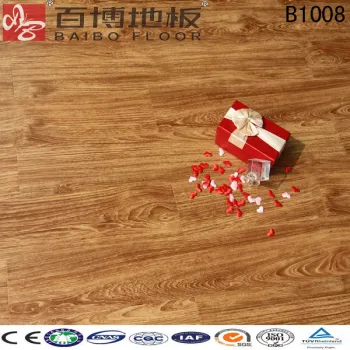 Laminate flooring with high glossy and EIR12mm AC3