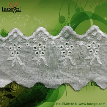 white bridal embroidered lace wholesale
