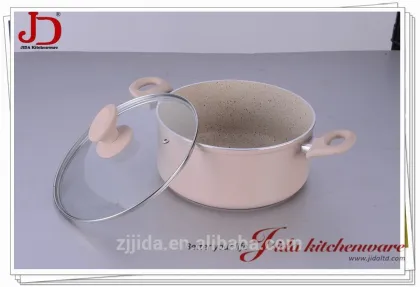 aluminum casserole with non-stick ceramic coating / ceramic casserole / stock pot