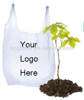 PE shopping bags with t-shirt vest handle