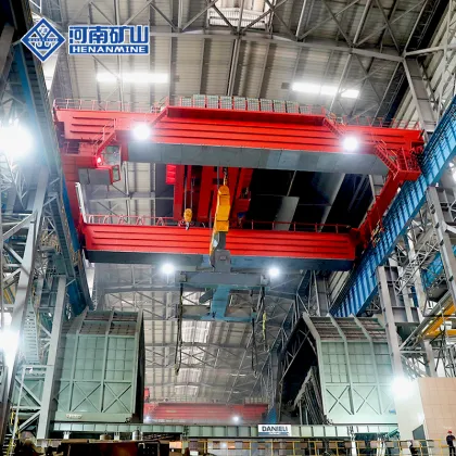 High Temperature Resistant Double Beam Bridge Crane for Metallurgical Engineering