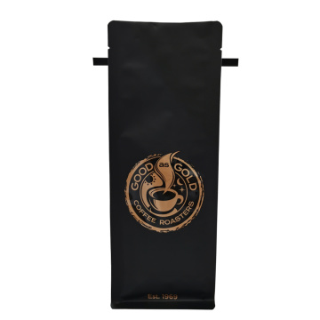 Resealable Custom Print Coffee Aluminum Packaging Bottom Bag