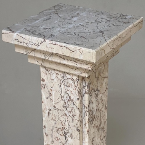 Heavy Duty Carved Marble Pillar with Statuary Base