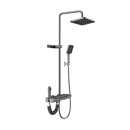 4 Setting Large Panel Digital Bathroom Shower Set