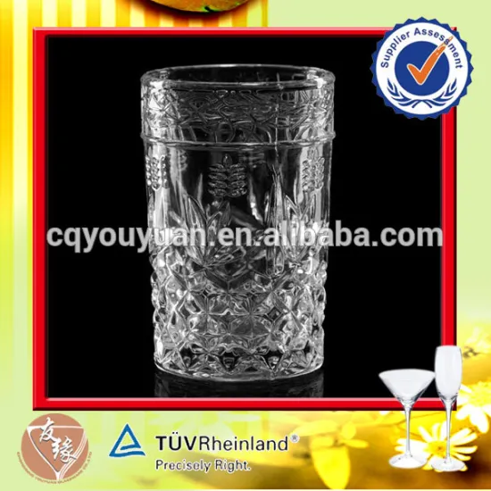 170ml flat bottom recycled glass tumbler