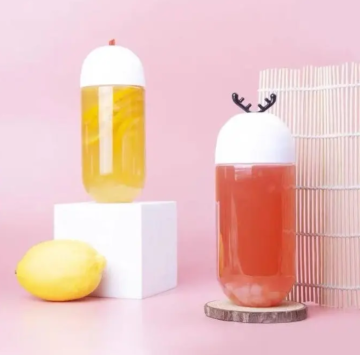 Transparent Capsule-Shaped 500ml PET Plastic Bottles - Hot Selling Tea & Juice Containers