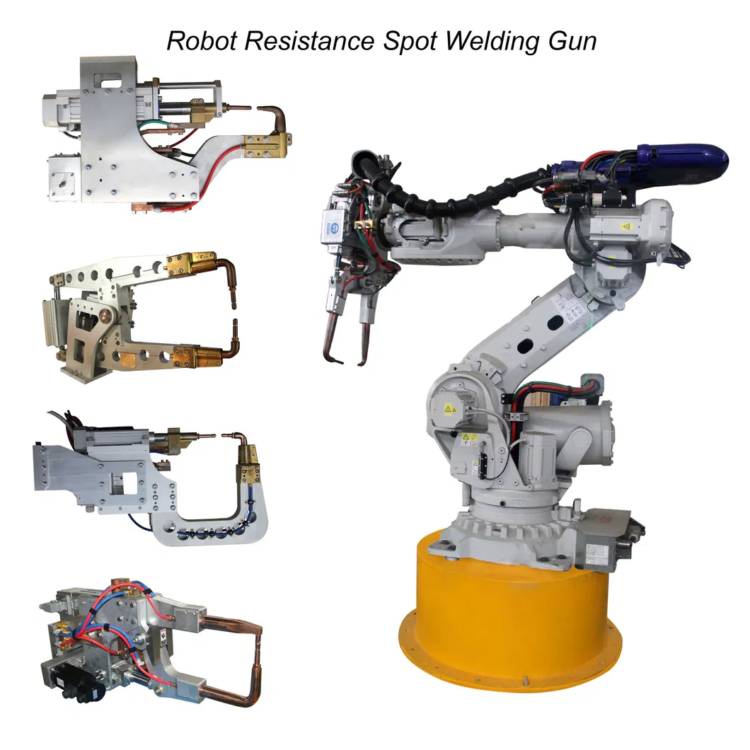 Pneumatic Servo Resistance Robot Spot Welding Gun with Electric Cylinder