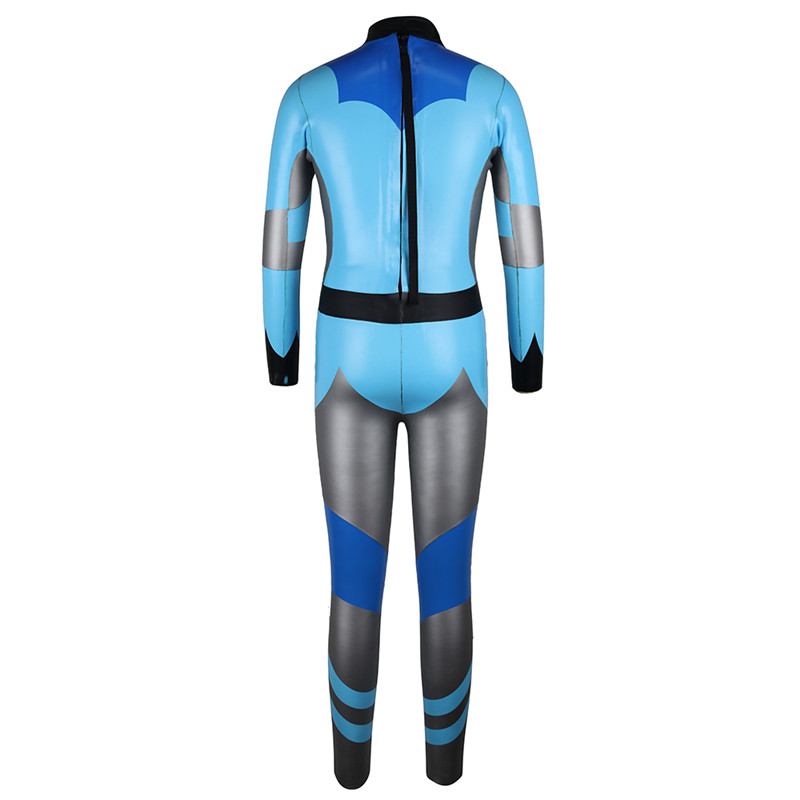 Zeegeten kinderen cosplay cartoon blauwe duik wetsuits