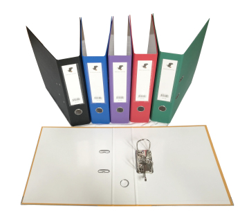 Custom Design Premium Linen Textured A4 Lever Arch File Binder with 2-Ring and 3-Inch Capacity for PP/PVC Cover