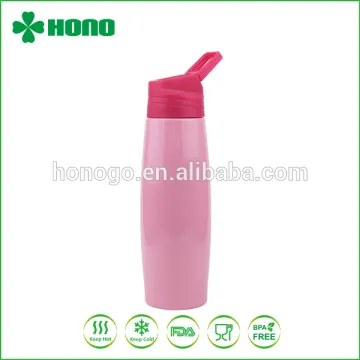 18/8 Double wall stainless steel private label water bottle with handle