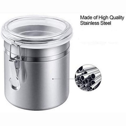 China Stainless steel canister with lock Factory