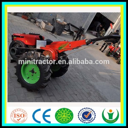 2016 Hot sales Simple Farm Tractor 2 wheels 12HP Hand Walking Tractor HF-121