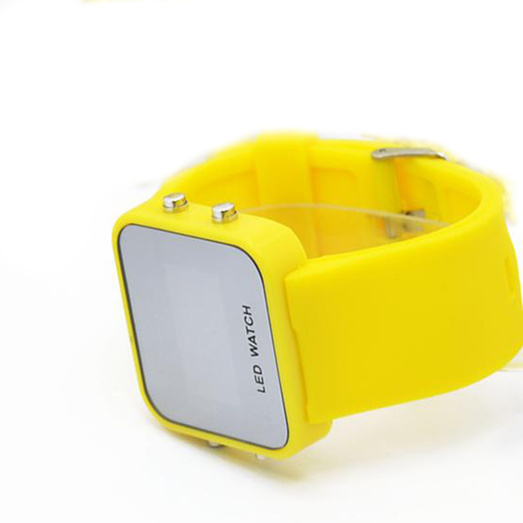 unisex odm silicone band jelly digital  waterproof watch