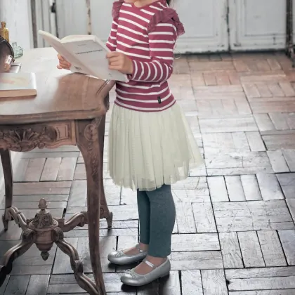 Autumn and winter 2022 Japanese children's gauze skirt culottes