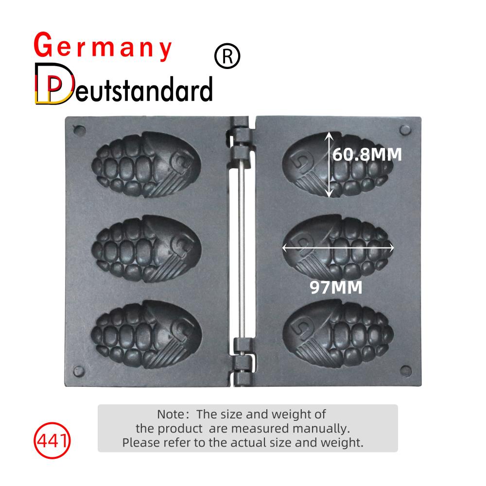 Mini -Mais -Form -Waffelmaschine mit Edelstahl zum Verkauf