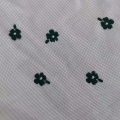Goldfarbenes, florales, glitzerndes Polyester-Mesh-Kleid für Mädchen
