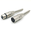 3-Pin Metal KTV Microphone XLR Plug Cable Connector