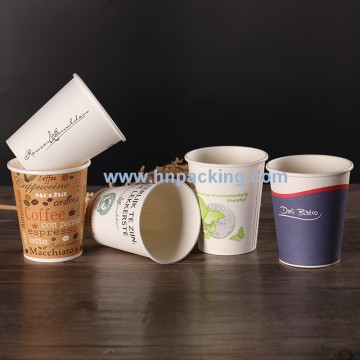 PLA Coating Hot Drink Paper Cup 8oz
