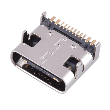 USB 3.1タイプCレセプタクル水平SMT 180度16pinメスコネクタ3A/5A