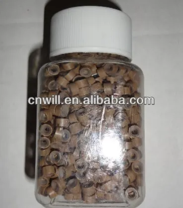 micro ring hair extensions Silicon Beads Micro Beads Hair Extension Tools