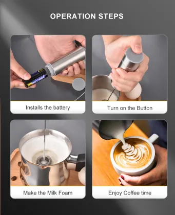 Best Selling Stainless Steel Automatic Milk Frother for Coffee Drinks