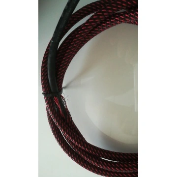10M Soft cotton Nylon Sleeve Cable Protecting Braided High Density wire protect