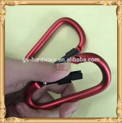 Locking carabiner,aluminum carabiner,XS-C0801