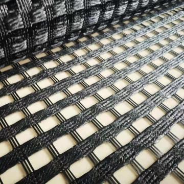 High Tensile Strength Fiberglass Pavement Glassfiber Geogrid