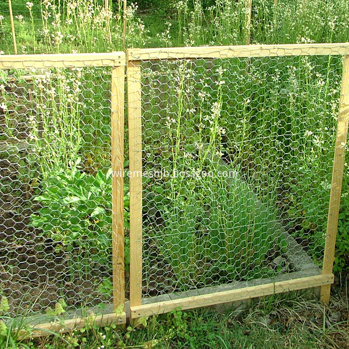 Hexagonal mesh fence