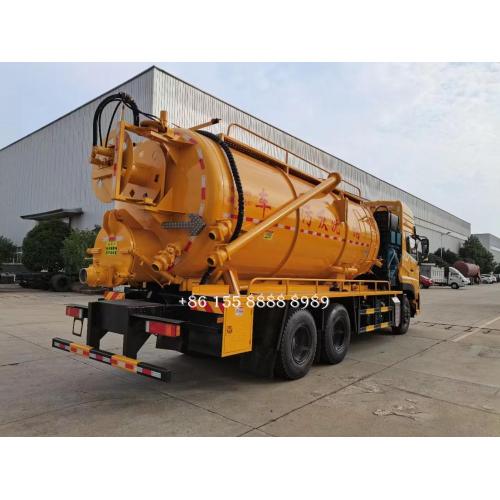 6x4 Dongfeng 22m3 Tank Sewage Tanker สำหรับการขาย